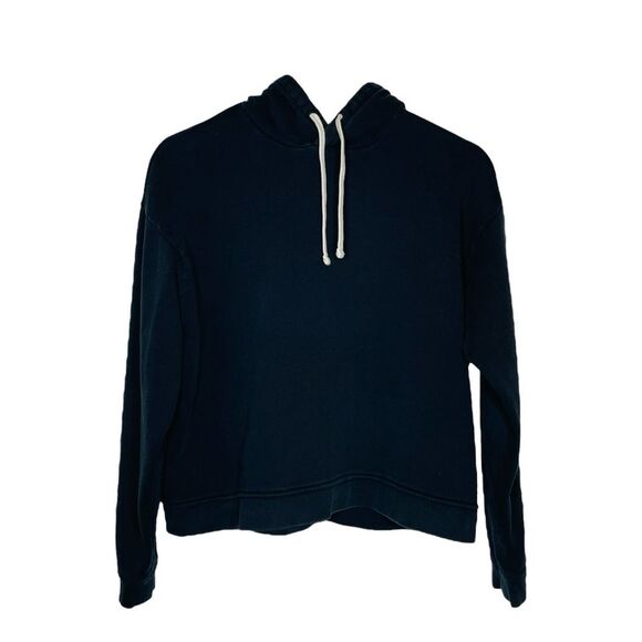 Everlane Tops - EVERLANE Cropped Hoodie Black Small